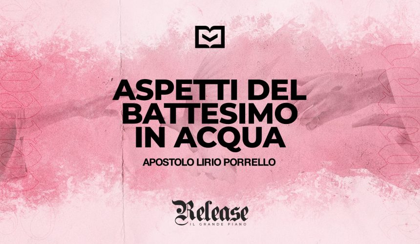 Aspetti del Battesimo in acqua