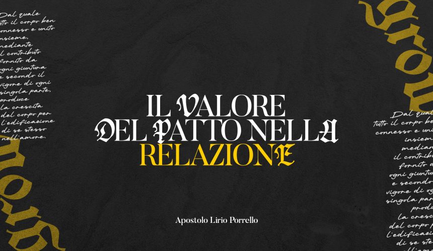 Il valore del patto nella relazione